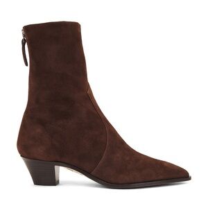 Aquazzura Brunswick 45 Bootie in Espresso size 36 / US 6